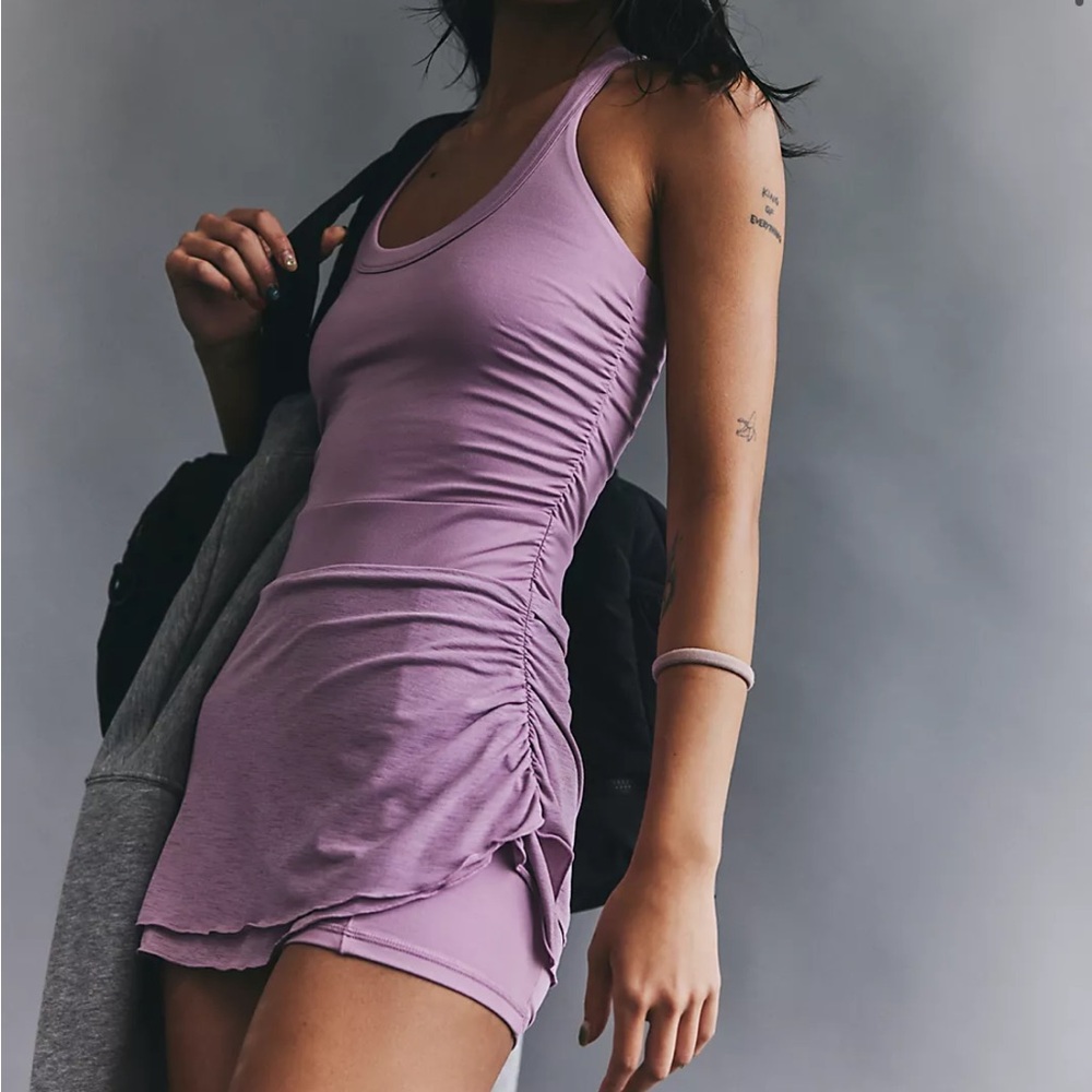 Free people little bit of love skortsie dress